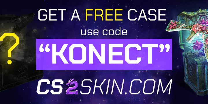 CS2SKIN.COM — get a free case with code KONECT