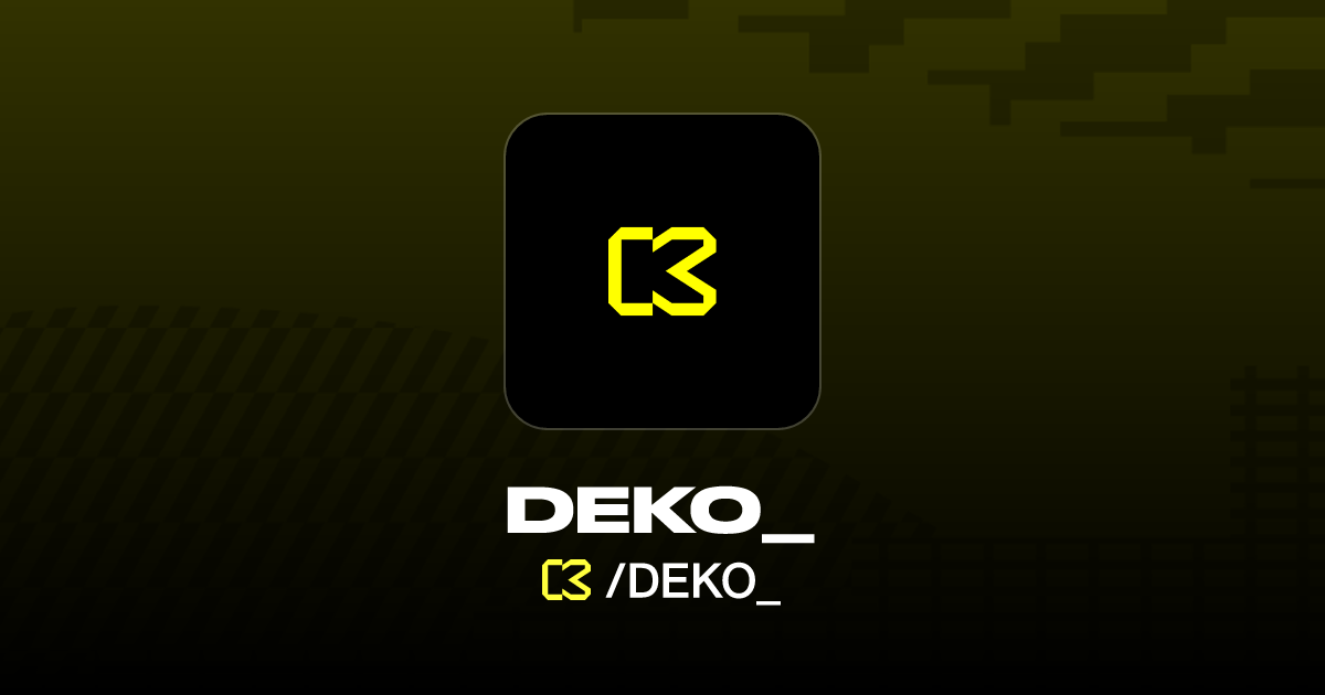 DEKO_ (@DEKO_) | Konect